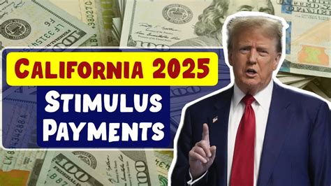 Stimulus In California