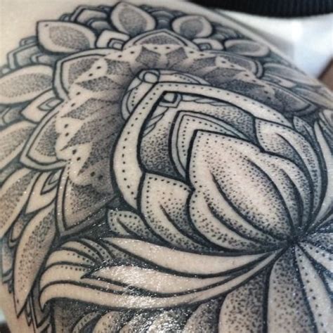 Stippling Shading Tattoo