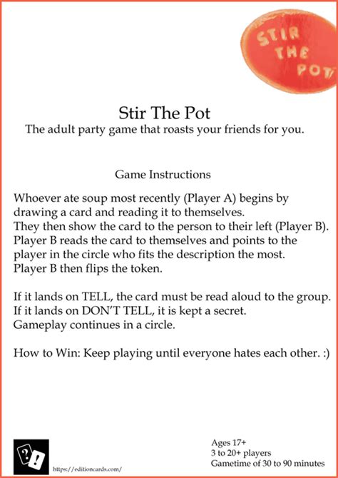 Stir The Pot Game