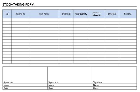 Stocktake Template Spreadsheet Free intended for Printable Inventory