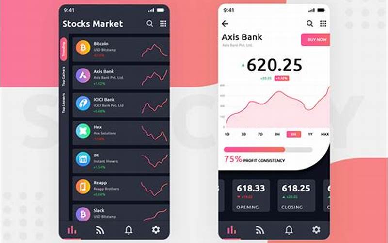 Stock Trading App Interface