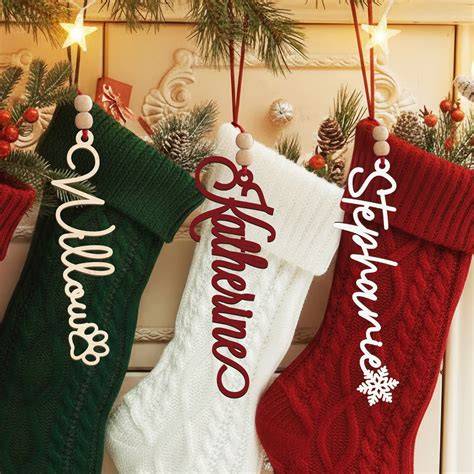 Stockings Name Tags