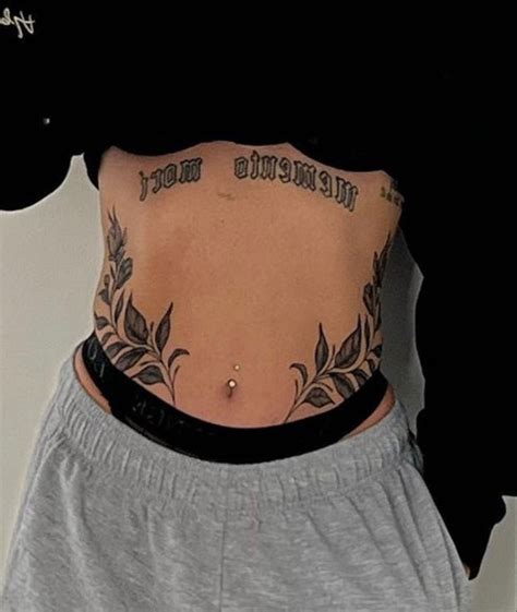 Stomach Tattoos Woman