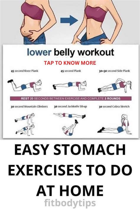 Stomach Workout Routines At Home