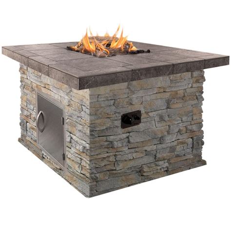 Stone Fire Pit Propane