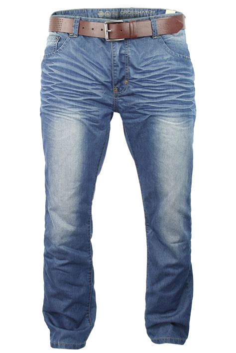 Stone Washed Jeans Mens