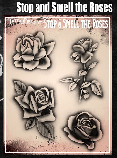 Stop and Smell the Roses INKED by dani Temporary Tattoos