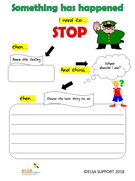 Stop And Think Worksheets