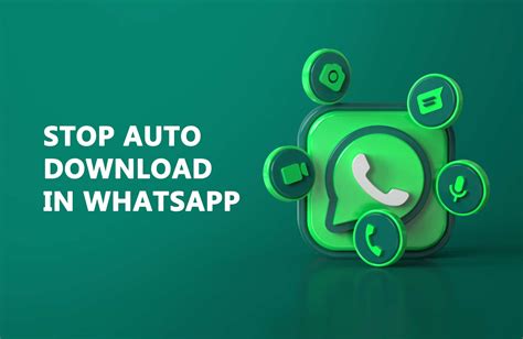 Stop Auto Download in WhatsApp Web