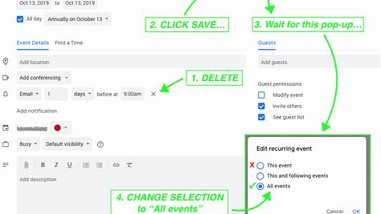 Stop Email Notifications Google Calendar