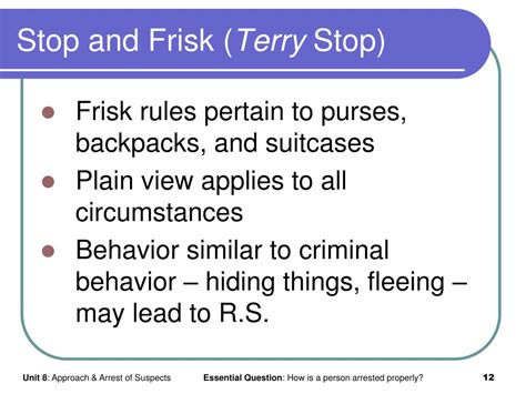 Enforcing Public Safety or Violating Civil Rights? Exploring the Controversial Stop and Frisk Definition