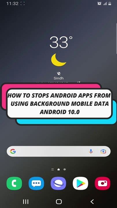 Stop Android Apps from Using Background Mobile Data