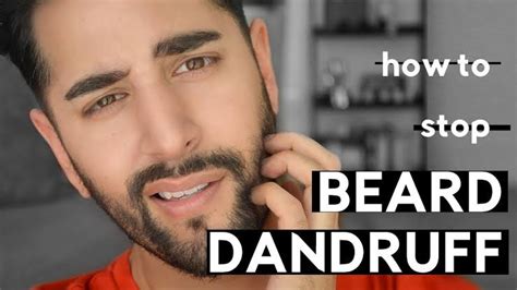 Stop Beard Dandruff