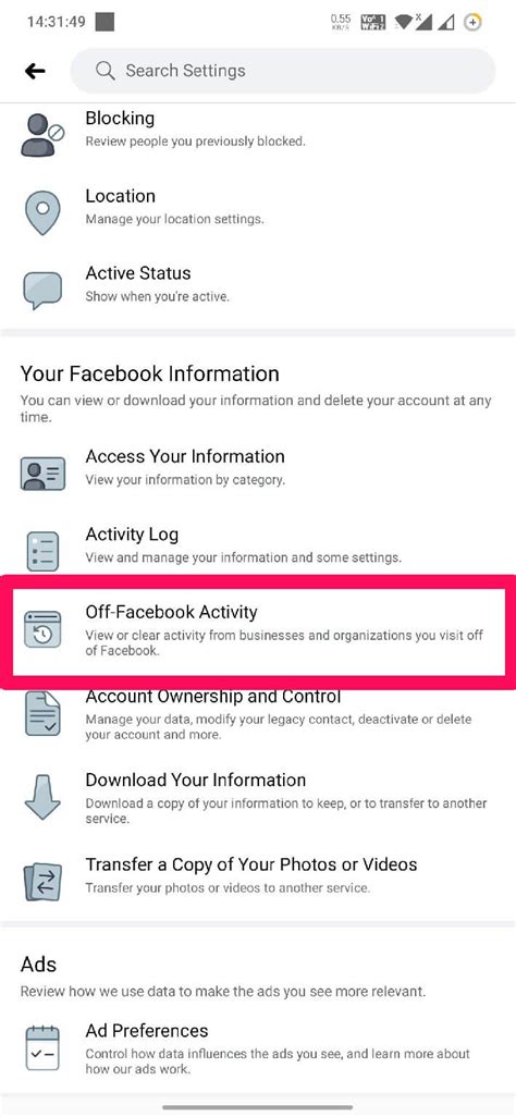 Stop Facebook from Collecting Your Activity History from Third-party Apps
