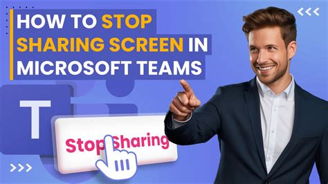 Stop Sharing Screen on Microsoft Teams