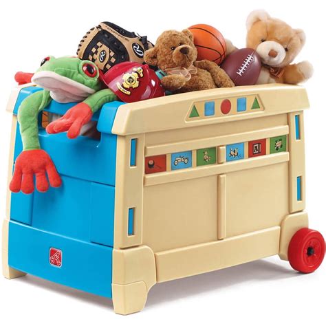 Tot Tutors Kids 3Tier Storage Organizer with Rolling Toy