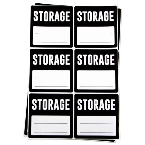 bold print storage bin labels in 2020 printable labels organization