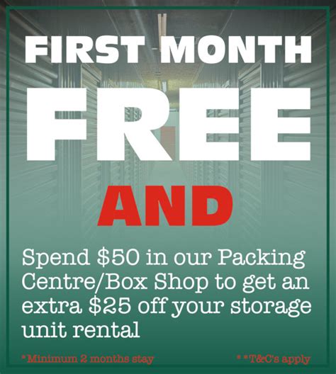 Storage First Month Free