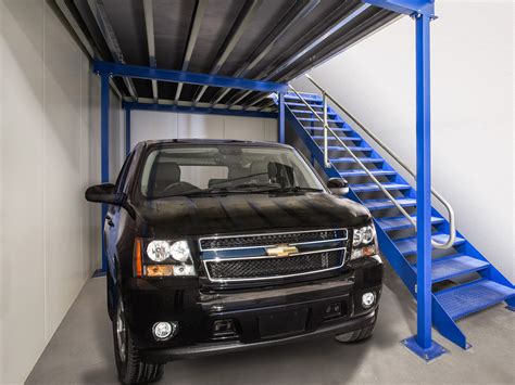 Image of a storage unit with a car inside