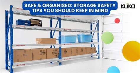 Storage and Safety Tips