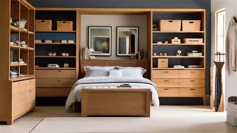Storage solutions for a hotel-style bedroom