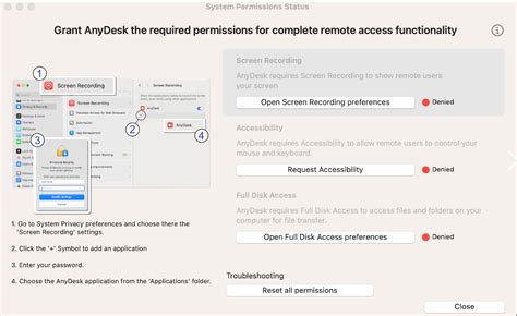 Storage Space and Permissions Checks