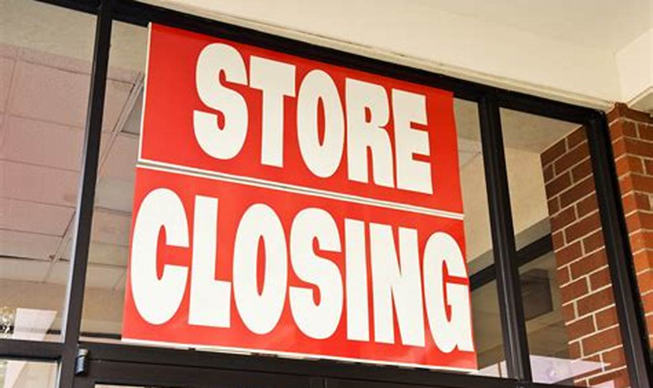 Stores Closing In 2024