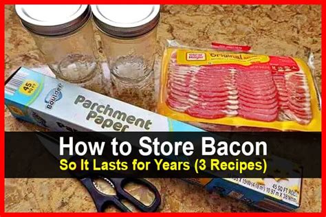 Storing Bacon and Ham