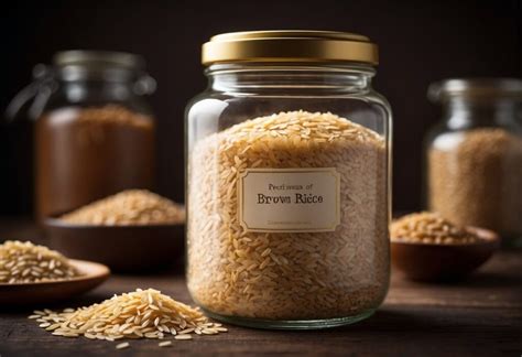 Storing Brown Rice.