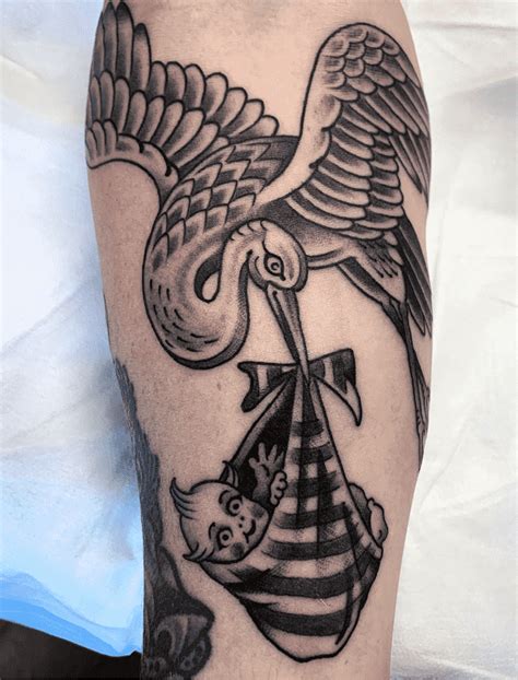 The symbols and their meanings Tattoo Stork Tattoos and