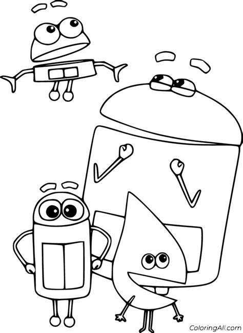 Story Bots Coloring Pages
