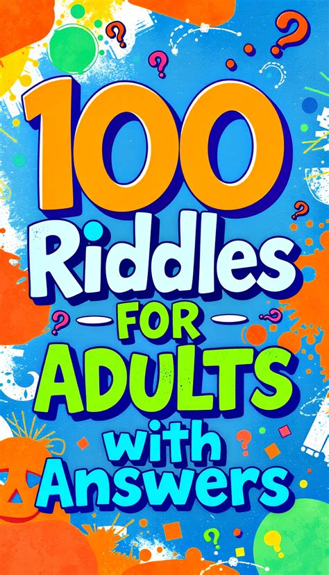 Story Riddles For Adults