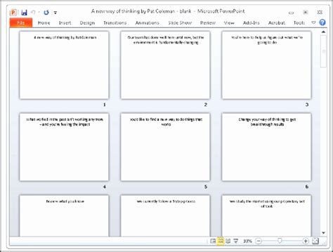 Storyboard Template For Powerpoint