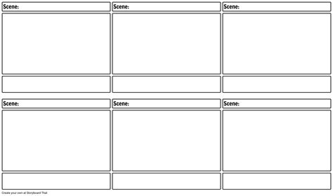 Storyboard Template 16 9