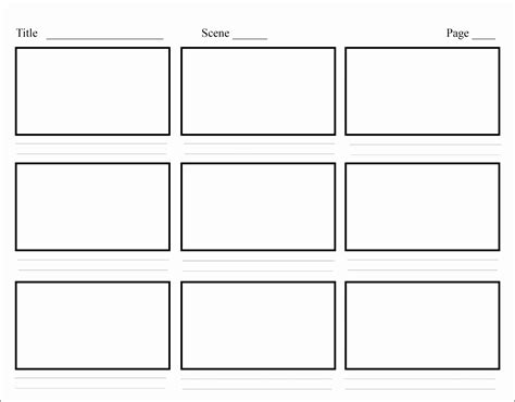 Storyboards Templates