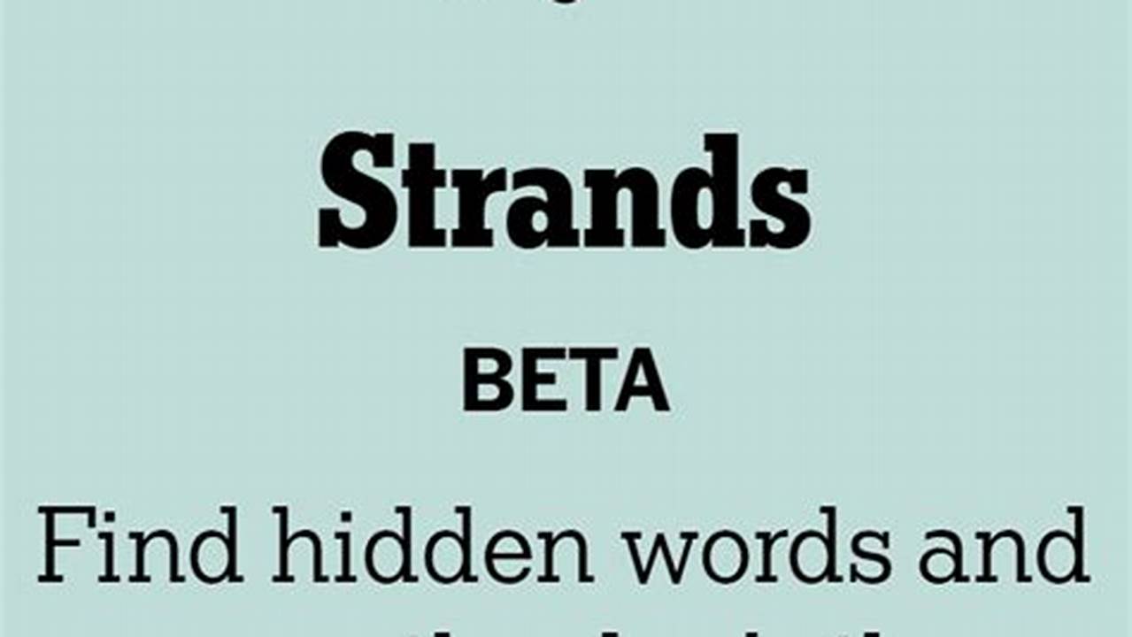 Strands May 1 2024 Florida