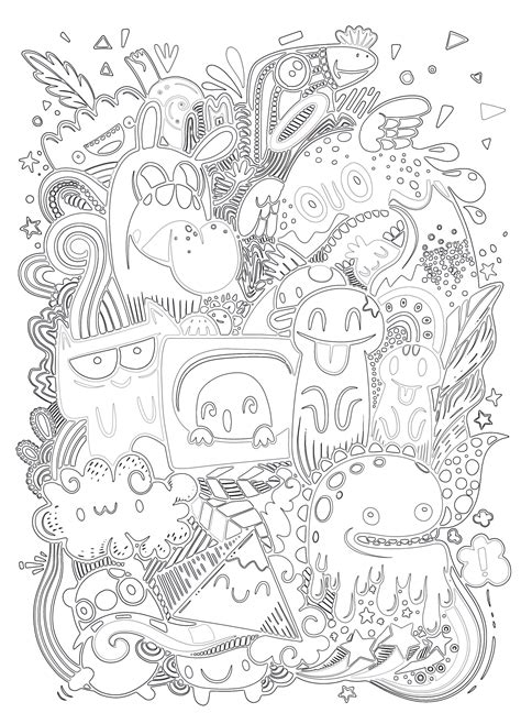 Strange Coloring Pages