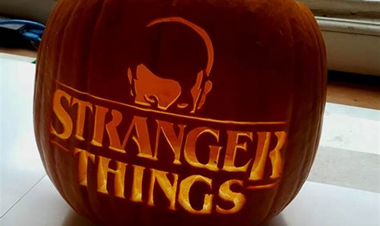 Stranger Things Pumpkin Carving Ideas