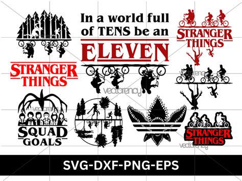 Download Stranger Things SVG Free Files For Crafts