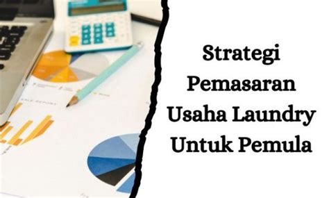 Ilustrasi strategi pemasaran digital dan teknologi dalam bisnis laundry