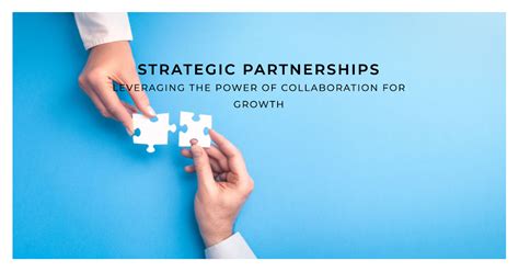 Strategic Partnerships and Data Analytics