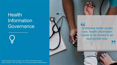 Strategies for Health Information Governance