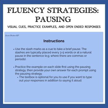 Strategies for Implementing Fluency Packets in the Classroom