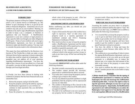 Strategy 2: Dealing with Reaffirmation Agreements