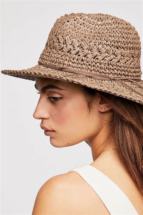 Straw Crochet Hat