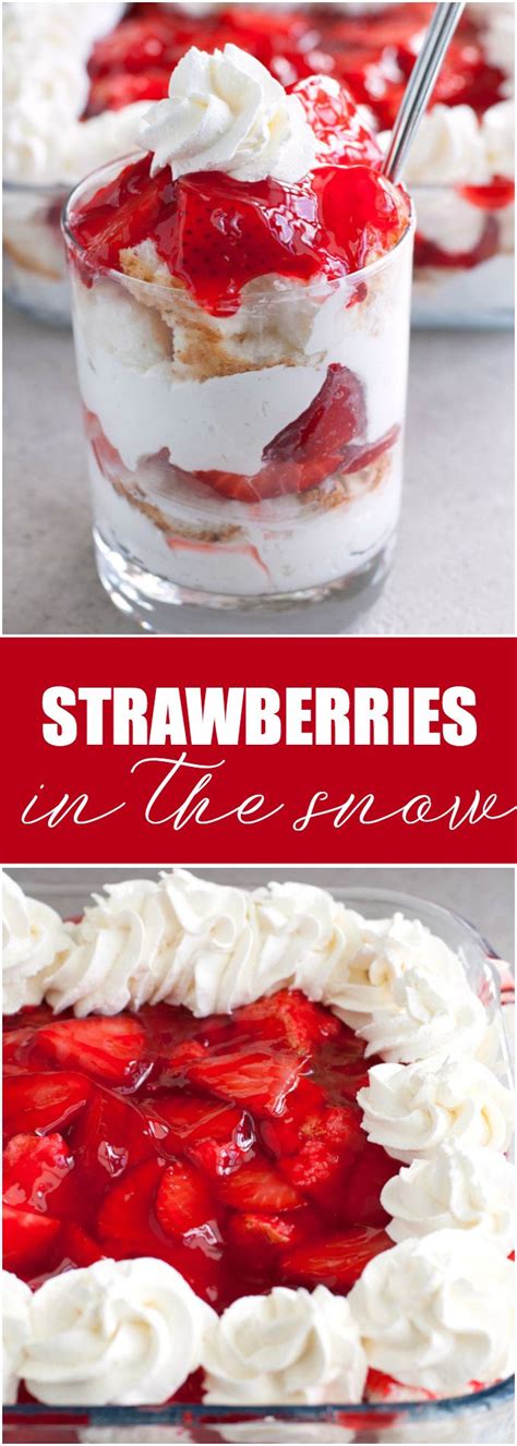 Strawberries In The Snow Recipe