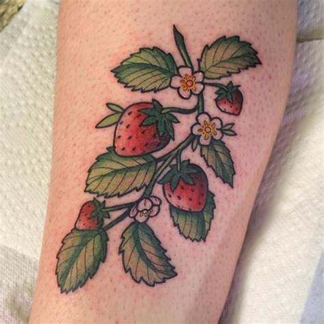 Strawberry Tattoo Designs, Ideas and Meaning Tattoos For You