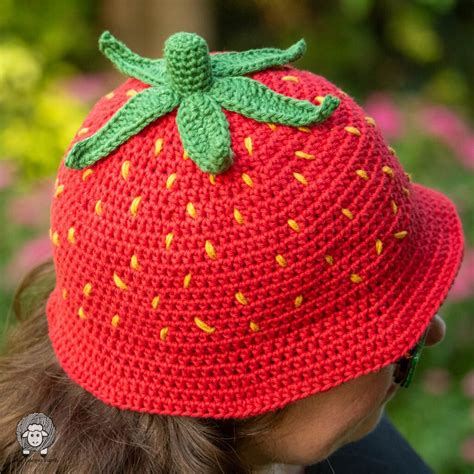 Strawberry Hat Crochet Pattern