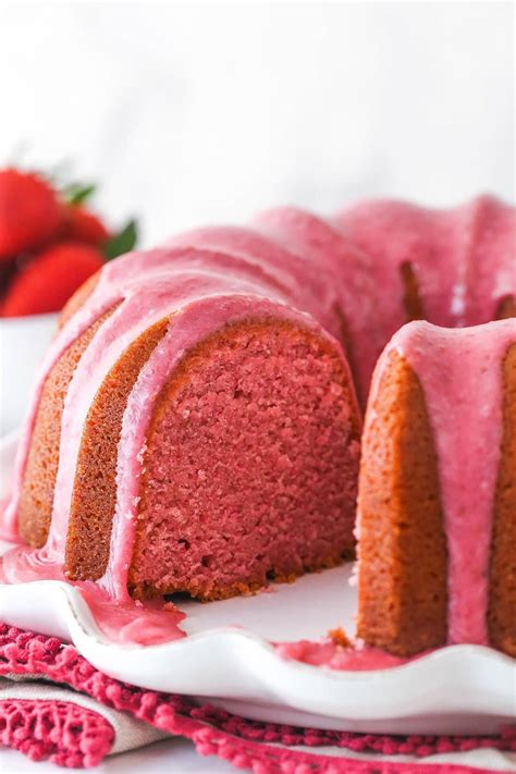 Strawberry Pound Cake Recipe