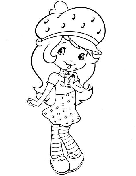 Strawberry Shortcake Characters Coloring Pages